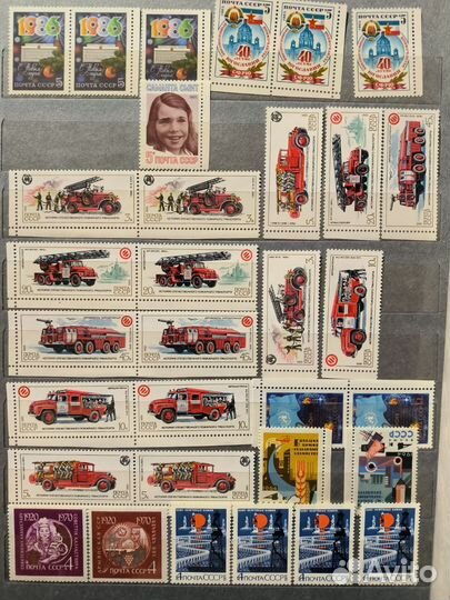 Марки разные много