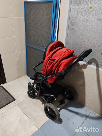 Коляска bebetto tito jeans 2 в 1