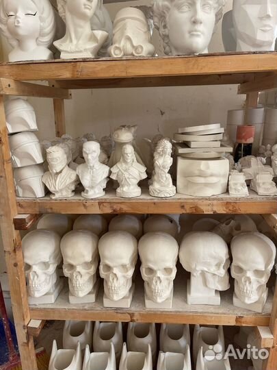 Кашпо, статуэтки, фигурки из гипса брак