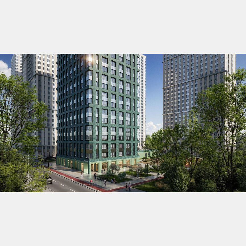 1-к. квартира, 31 м², 21/25 эт.