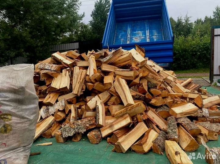 Дрова колотые березовые