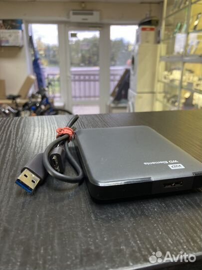 Внешний диск wd elements 1tb