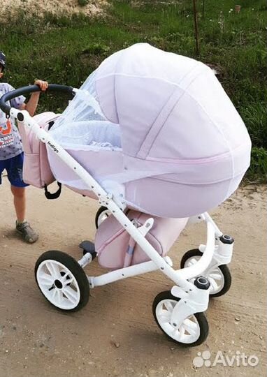 Детская коляска 2 в 1 индиго