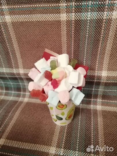 Букеты в стаканчике