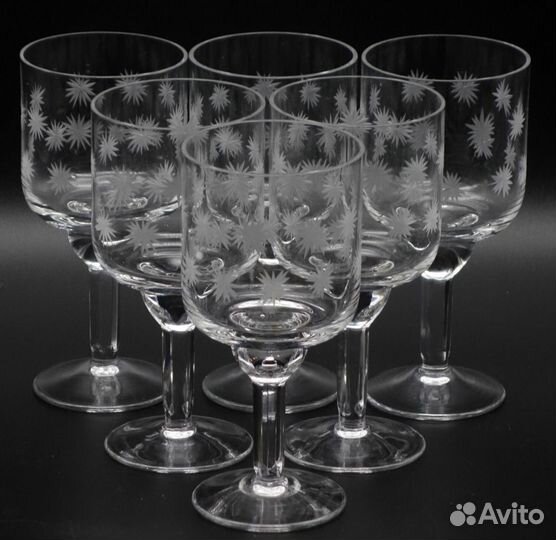 Хрустальные рюмки на ножке, СССР