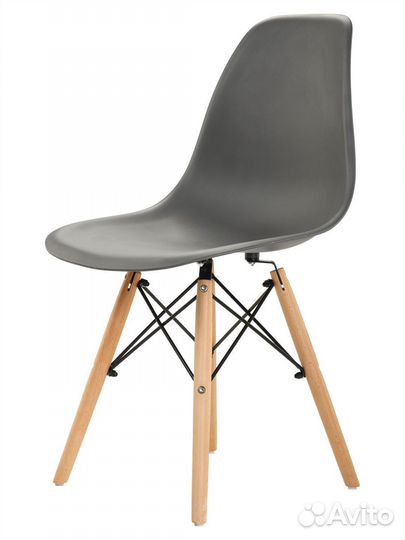 Стул в стиле eames DSW,темно- серый, 3 шт