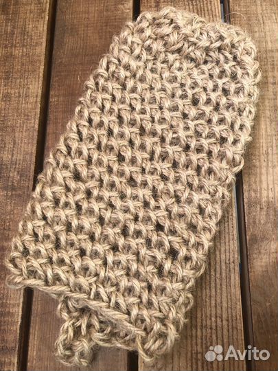 Мочалка джутовая