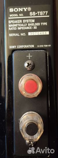 Напольные колонки Sony SS-TS77