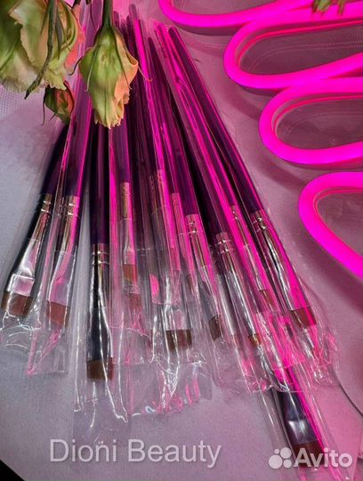 Кисти для бровей и ресниц Синтетик/Synthetic