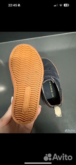 Burberry кеды детские