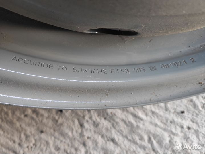 Диски штампованные на ниву r 16