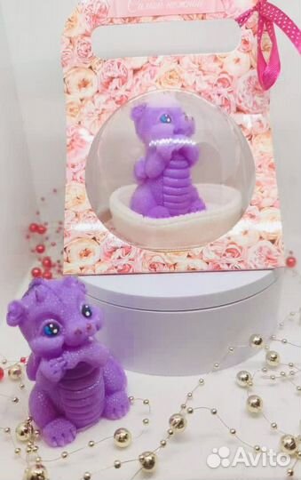 Мыло ручной работы дракон