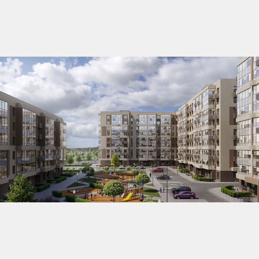 2-к. квартира, 62,1 м², 9/9 эт.