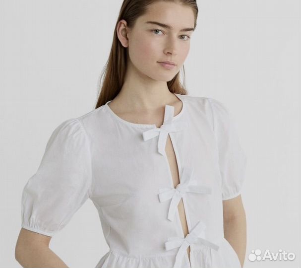 Рубашка с бантом