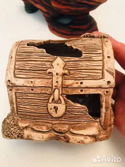 Декор для аквариума+ рамка для корма и шарики