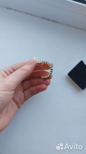 Серьги бохо полукольца женские