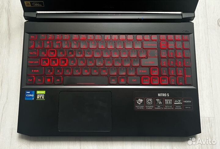 Идеал Acer Nitro 5 i7-11800H/1000SSD/16GB/RTX 3050