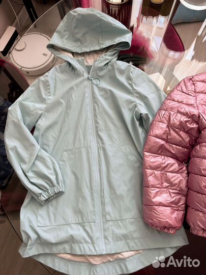 Куртка zara и ветровка ostin 128-134 см