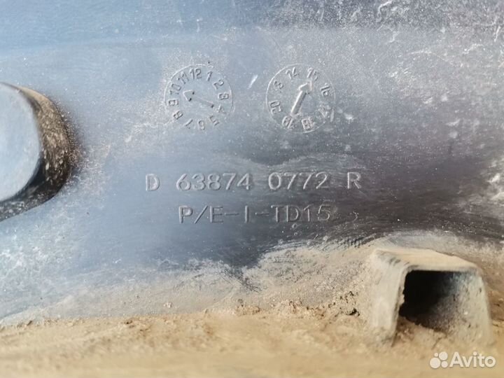 Расширитель арки пер.прав.крыла Renault Sandero 2