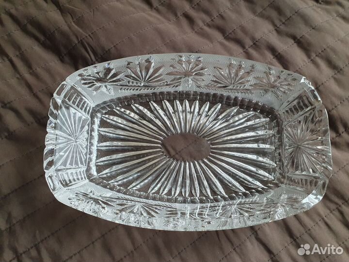 Хрустальная конфетница СССР