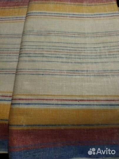 Ткань лён на полотенце СССР