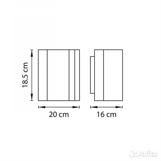 Бра LightStar Nubi legno802615 Светлое дерево