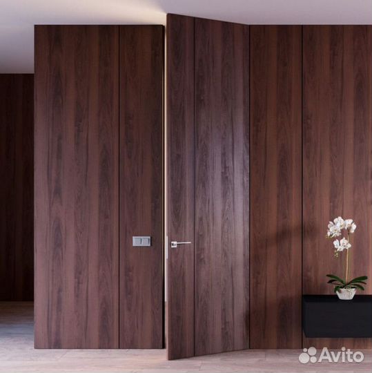 Межкомнатные двери скрытого монтажа эмаль