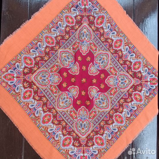 Павловопосадский платок шерсть