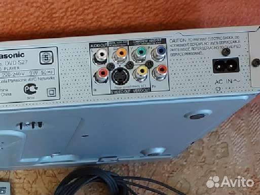 Panasonic DVD S-27 DVD/CD плеер