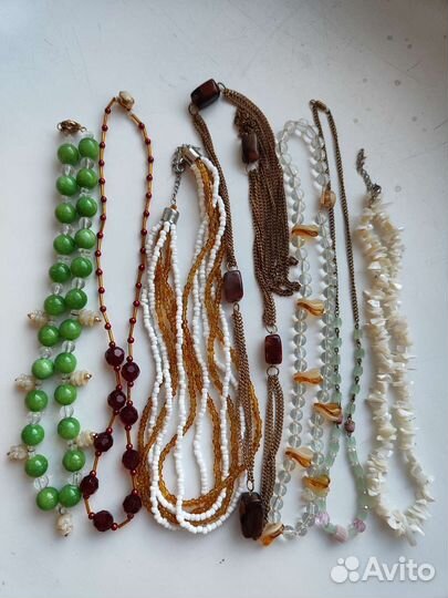 Бусы, броши СССР