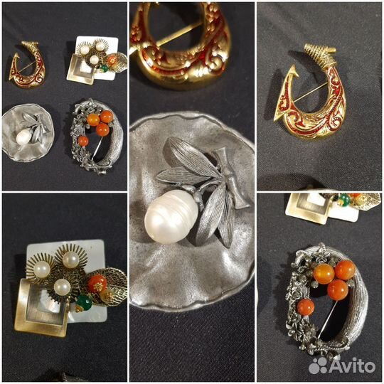 Брошки подвески