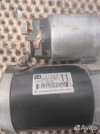 Стартер на mitsubishi lancer 10