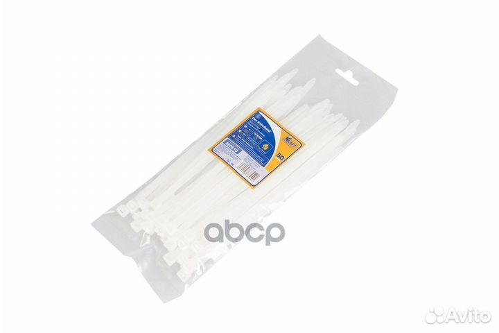 Хомут нейлоновый 7,6*200 белый (уп-ка 50 шт) KR