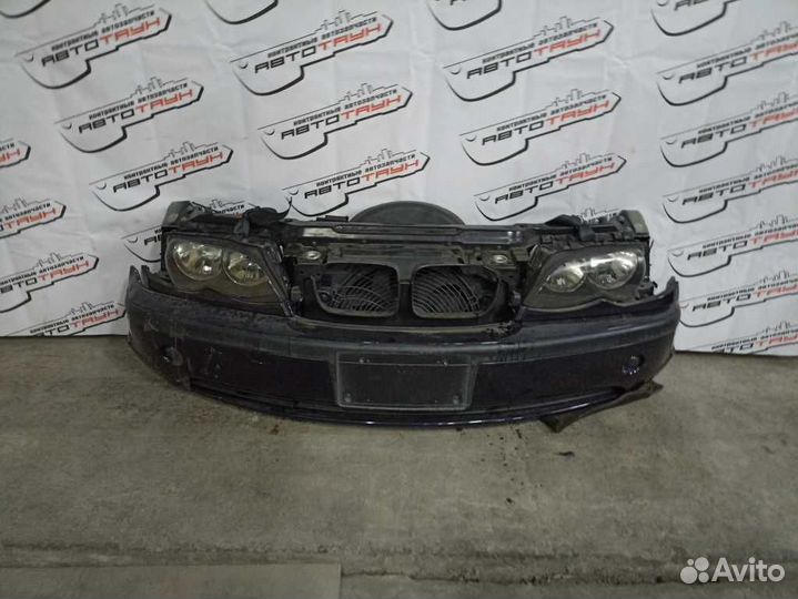 Nosecut BMW 3-series E46 2 модель темно-синий S324