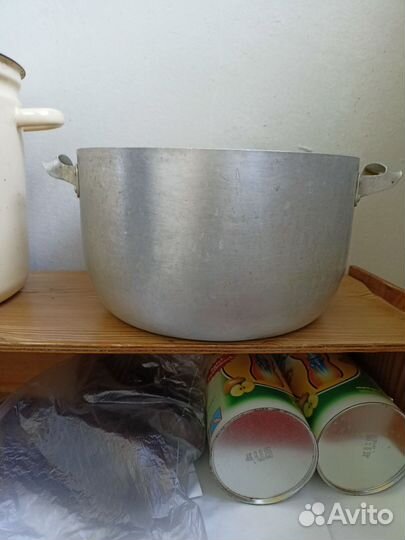 Кастрюли эмалированные и алюминиева СССР