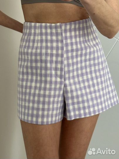 Шорты Zara S плотные женские новые