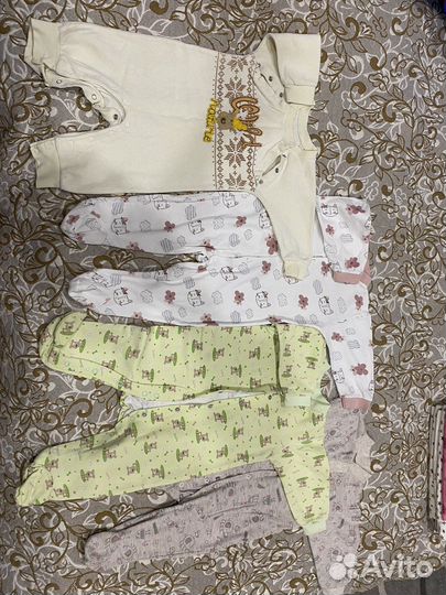 Вещи пакетом на девочку от 0 до 1 года