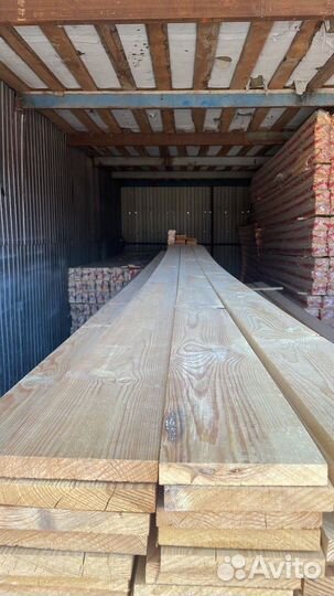Хвойная обрезная доска 40х200х6000