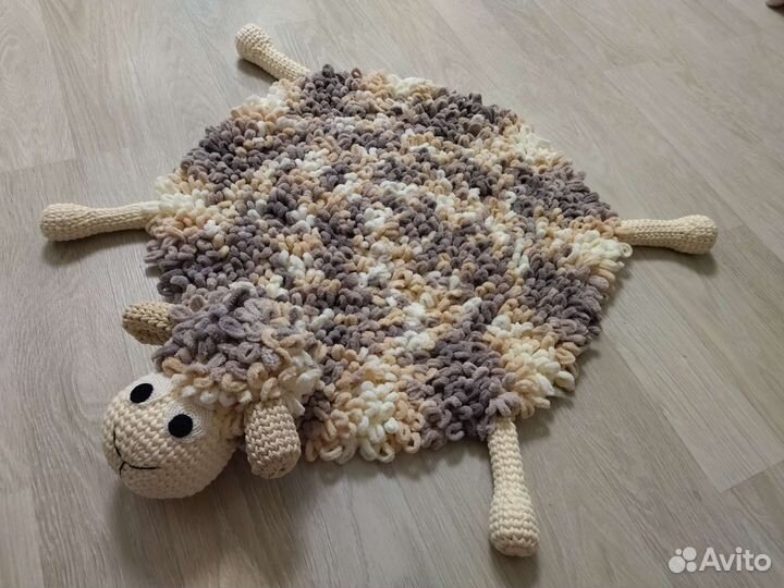 Вязаная игрушка, коврик, накидка 