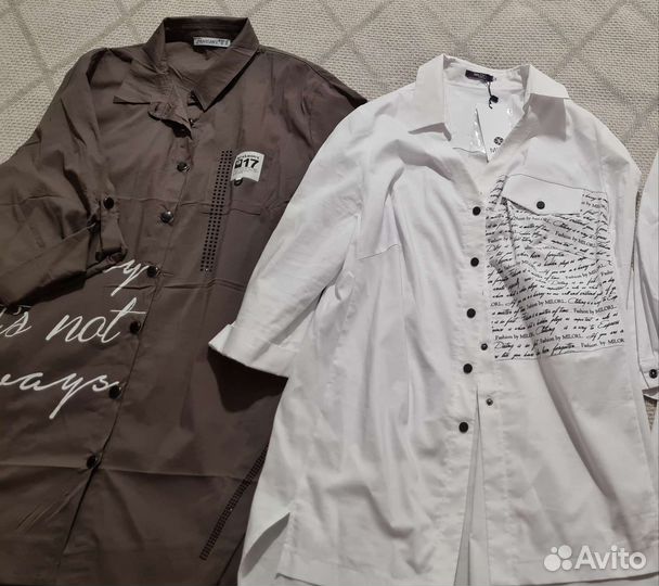 Рубашки женские новые 54-56