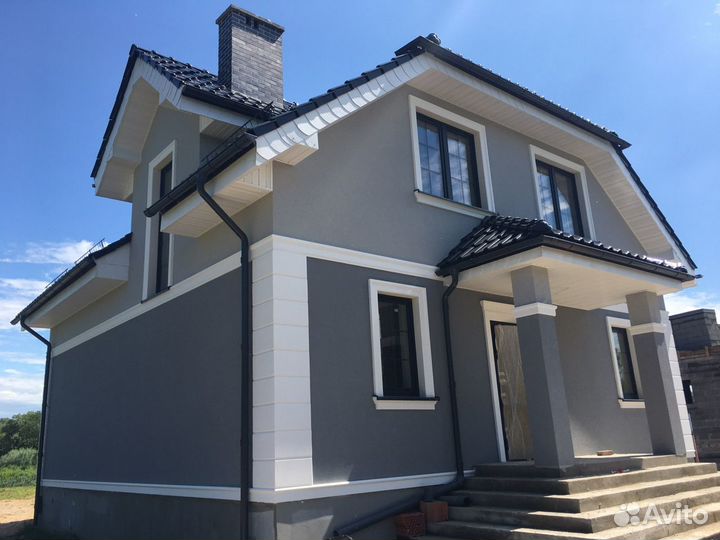 Фасадные работы.Отделка фасада, Короед,Шубка