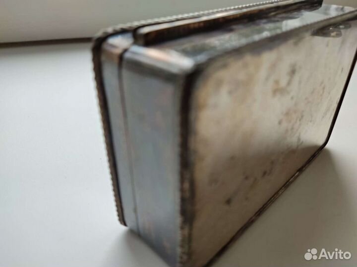 Шкатулка серебро