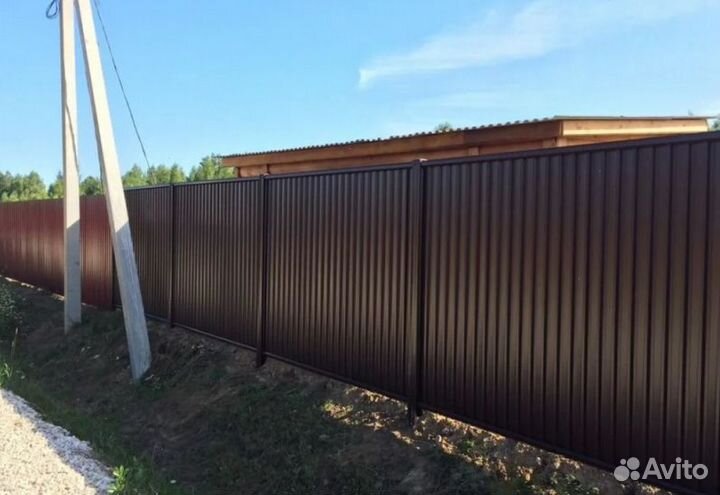 Забор металлический замер бесплатно быстро