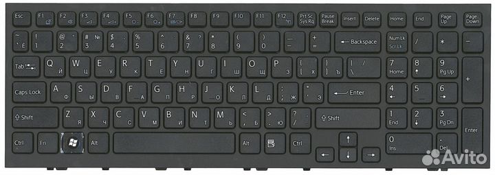 Клавиатура Sony vaio vpceh1E1R/W с рамкой, OEM