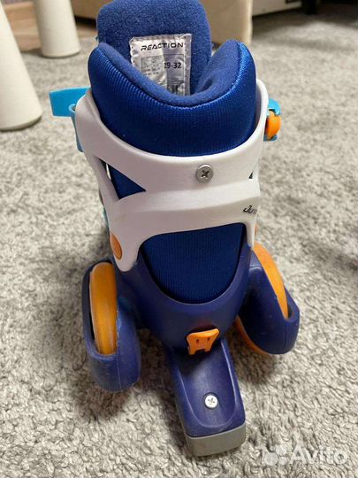 Роликовые коньки детские раздвижные 29-32