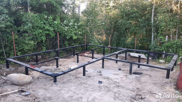 Сваи винтовые для террасы