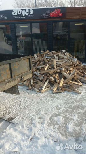 Дрова колотые береза