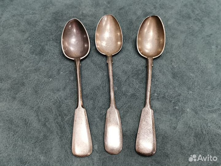 Ложки чайные серебро 84 пробы Царская Россия