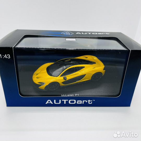 Autoart McLaren P1 2013 yellowmetallic