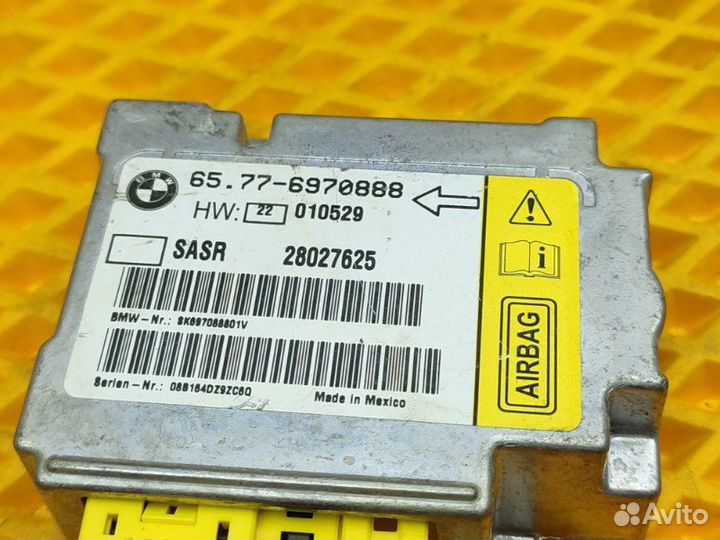Блок SRS airbag Bmw 7 E65 4.0 N62 2008